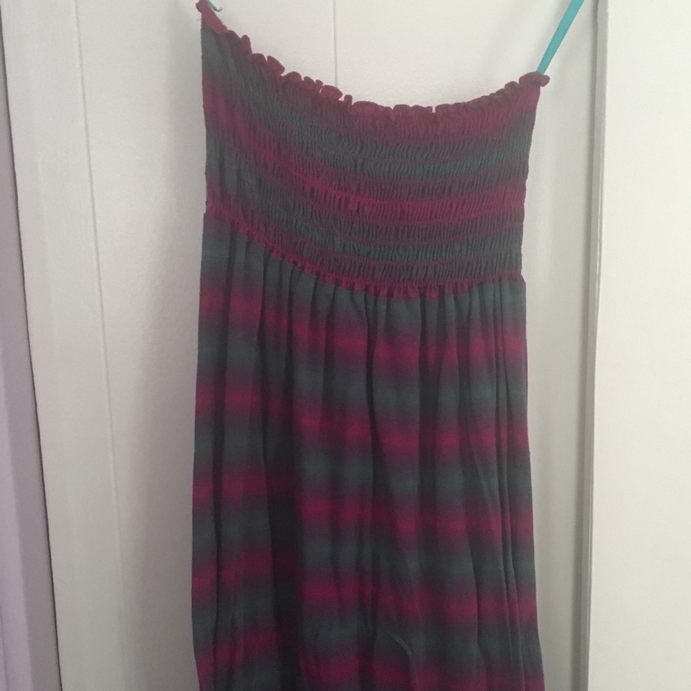 Element strapless maxi dress size small